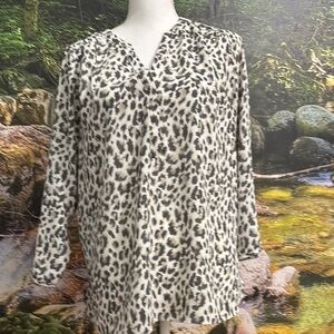 Leopard Print Women's Top
